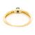 Autre Marque 18K Gelbgold-Ring mit Saphir Golden - Ansicht 3
