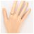 Autre Marque 18K Gelbgold-Ring mit Saphir Golden - Ansicht 5