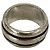 Tiffany & Co Tiffany Vintage Grooved Double Line Band Ring Silber - Ansicht 4