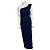 Vera Wang Regency One-Shoulder-Rüschenkleid - Navy Blau Dunkelblau