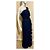 Vera Wang Regency One-Shoulder-Rüschenkleid - Navy Blau Dunkelblau - Ansicht 2