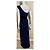 Vera Wang Regency One-Shoulder-Rüschenkleid - Navy Blau Dunkelblau - Ansicht 3