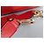Loewe Puzzle Borsa in Pelle Rossa Rosso - vista 9