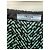 Prada Black & Teal Herringbone Wool Blend Trousers Light green - view 2