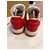 Louis Vuitton x Nike Air Force 1 '07 Sneakers Bianco Rosso - vista 5