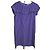 Autre Marque Nenette Kleid mit lila Herzprint Weiß