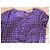 Autre Marque Nenette Kleid mit lila Herzprint Weiß - Ansicht 5