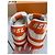 Louis Vuitton LV Trainer Signature #54 Sneakers Orange Blanc Bianco Arancione - vista 5