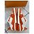 Louis Vuitton LV Trainer Signature #54 Sneakers Orange Blanc Bianco Arancione - vista 6