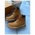 Louis Vuitton x Timberland Monogram Beige Leather Boots Brown - view 2