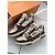Louis Vuitton LV Trainer Sneakers in pelle marrone e crema Bianco Beige - vista 2
