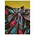 Ganni Falda Midi Estampado Floral Rosa Azul Azul oscuro - vista 3