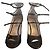 Jimmy Choo Gali Sandali con zeppa in pelle verniciata