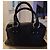 Tosca Blu Coleção Bolsa Satchel de couro preto - vista 5