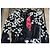 Vestido de seda Diane Von Furstenberg estampado geométrico Negro Blanco Roja - vista 2