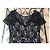 Diane von Furstenberg Schwarzes Spitzenkleid - Ansicht 5