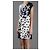 Diane Von Furstenberg Vestido de seda con estampado geométrico, talla 38 - vista 7