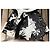 Falda de lino See by Chloé Estampado Floral y Animal Negro Blanco - vista 6