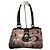 Borsa Coach Signature Monogramma Nero Bianco Grigio Bordò
