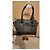 Borsa Coach Signature monogram in tela rivestita - Nero Grigio - vista 2