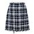Timeless Chanel Tweed Karomuster Rock Schwarz Weiß Marineblau