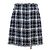 Timeless Chanel Tweed Karomuster Rock Schwarz Weiß Marineblau - vista 6
