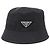 Prada Re-Nylon Cap mit Dreieckslogo Schwarz - Ansicht 2