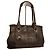 Borsa Coach in pelle marrone