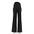 Pantalones acampanados negros de algodón Coperni - vista 2