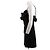 Jacquemus Schwarzes Kleid le raphia - Ansicht 4