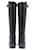 Kelly Hermès Botas negras "Jumping" Negro - vista 5