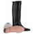 Kelly Hermès Botas negras "Jumping" Negro - vista 7