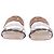 Sandalias Hermès Gwen de cuero marrón Castaño - vista 4
