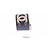 Bracciale rigido Chanel CC logo resina blu notte Blu navy - vista 2