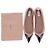 Alaïa Ballerine in camoscio beige e vernice nera - vista 8