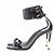 Balmain Sandali in pelle nera Nero - vista 5