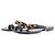 Sandali Saint Laurent in pelle nera con tacco block Nero