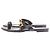Sandali Saint Laurent in pelle nera con tacco block Nero - vista 3