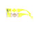 Versace Neon-gelbe Sonnenbrille  - Ansicht 2