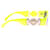 Versace Neon-gelbe Sonnenbrille  - Ansicht 3