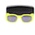 Versace Neon-gelbe Sonnenbrille  - Ansicht 7