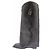 Botas altas Givenchy Shark de cuero negro - vista 4