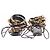 Sandali con tacco Valentino Garavani Rockstud con lacci in pelle nera Nero - vista 5