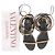 Sandali con tacco Valentino Garavani Rockstud con lacci in pelle nera Nero - vista 7