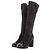 Botas altas de ante negro Chanel
