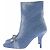 Botas Givenchy de denim azul con tacón de aguja - vista 2