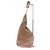 Loewe Squeeze Tasche aus braunem Leder - Ansicht 5