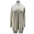 Autre Marque BAZILIKA V-Ausschnitt Pullover aus Kaschmir Creme Weiß