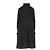 Chanel Abrigo de tweed negro con ribete trenzado azul - vista 2