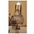 Borsa Coach in vernice beige con monogramma traforato - vista 2